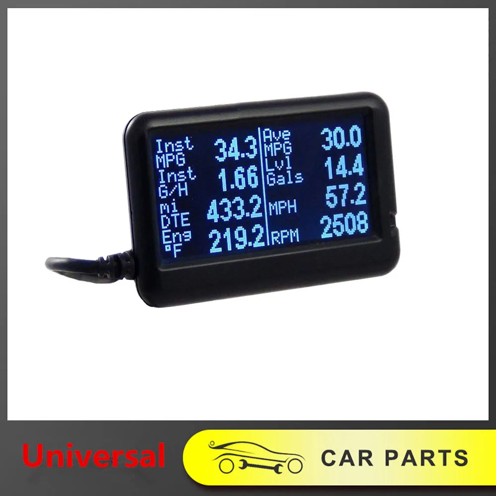 Считыватель кодов автомобилей UltraGauge EM Plus v1.4, OBD2, для бмв, ниссанов, Toyota и т. д., с калькулятором пробега