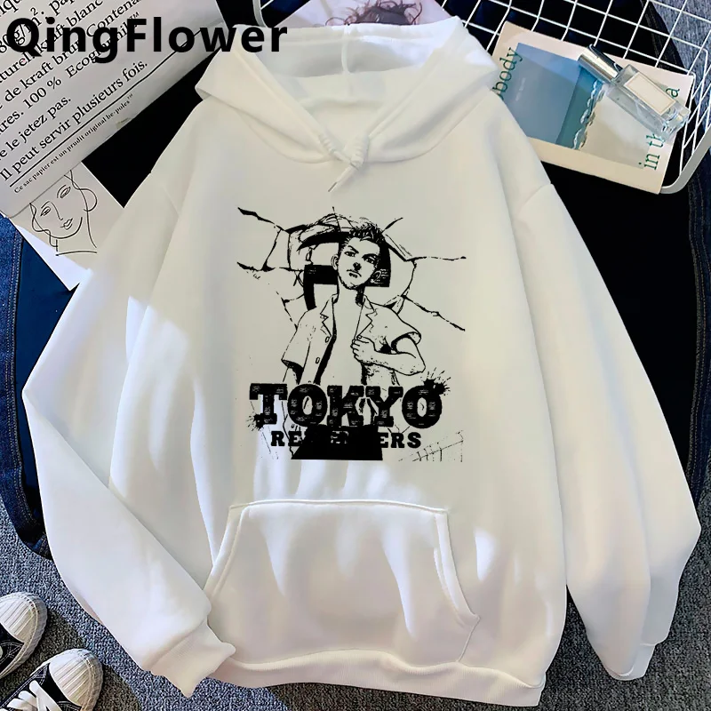 

Anime Tokyo Revengers Sano Manjiro hoodies male printed Korea men pullover clothing Oversized printed