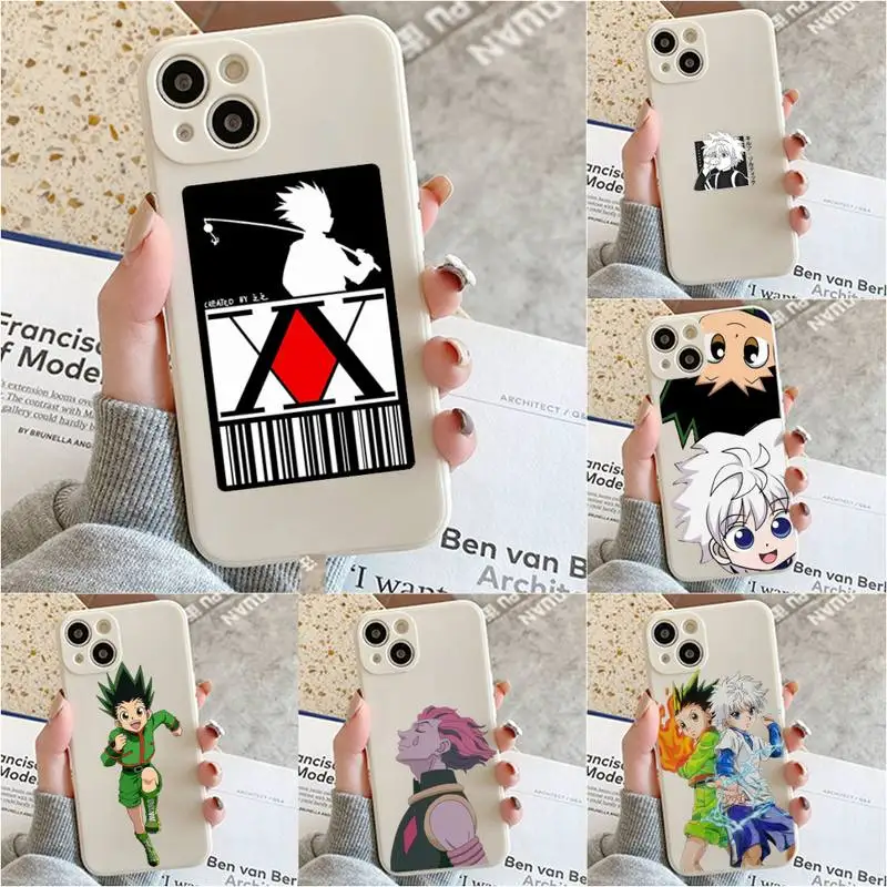 

Hunter X Hunter HXH Anime Hunter X Phone Case For Iphone 7 8 Plus X Xr Xs 11 12 13 Se2020 Mini Mobile Iphones 14 Pro Max Case