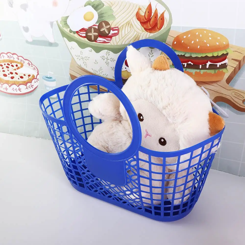 Полые пластиковые корзины для покупок кухонная корзина хранения фруктов и