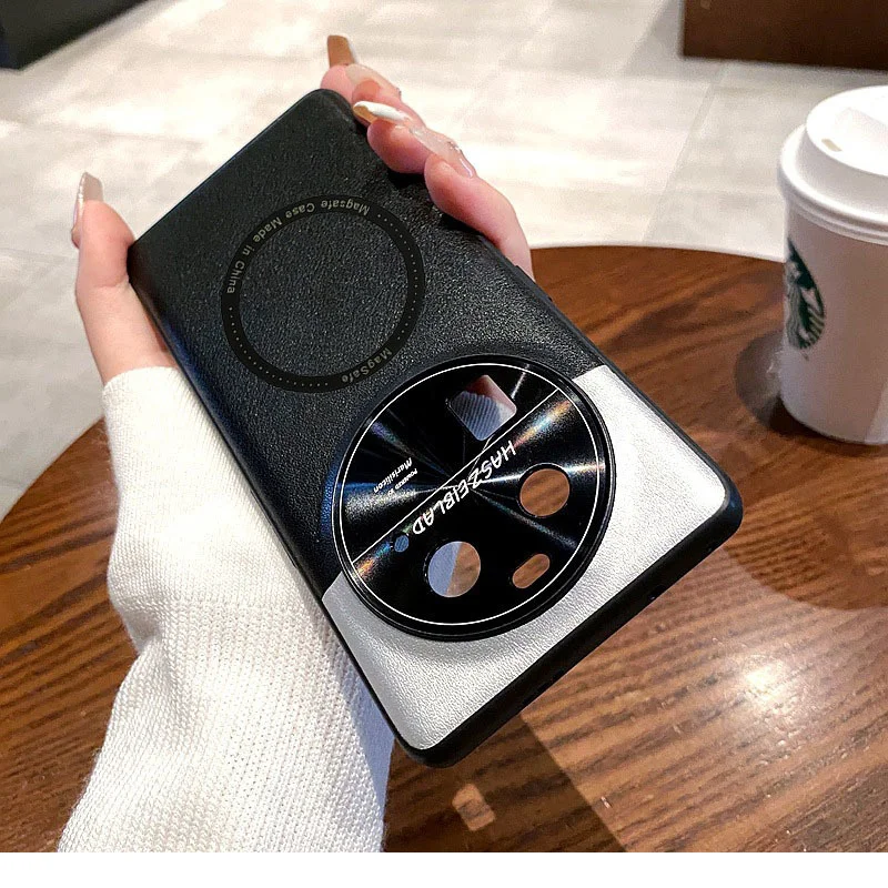 Premium Leather For Magsafe Magnetic Case For Huawei Honor Magic 5 4 3  Pro  Wireless Charge Cover Funda