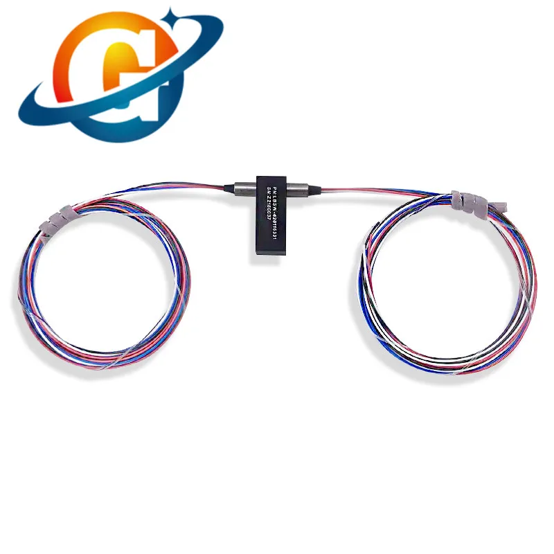 Latching 5V Multimode 850nm 62.5/125um  Dual 2X2 Bypass Mechanical Fiber Optical Switch with FC/LC/ST/SC Connector