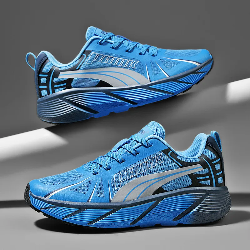 High-quality Mesh Breathable Platform Men's Running Shoes Comfortable Male Athletic Sneakers Anti-slip Casual Sports Shoes Men