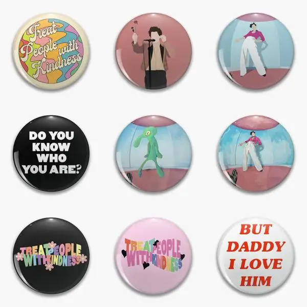 

Groovy Treat Em с добрым дизайном, роза, мелкая линия, вы знаете, кто это мягкая булавка, настраиваемая булавка для воротника