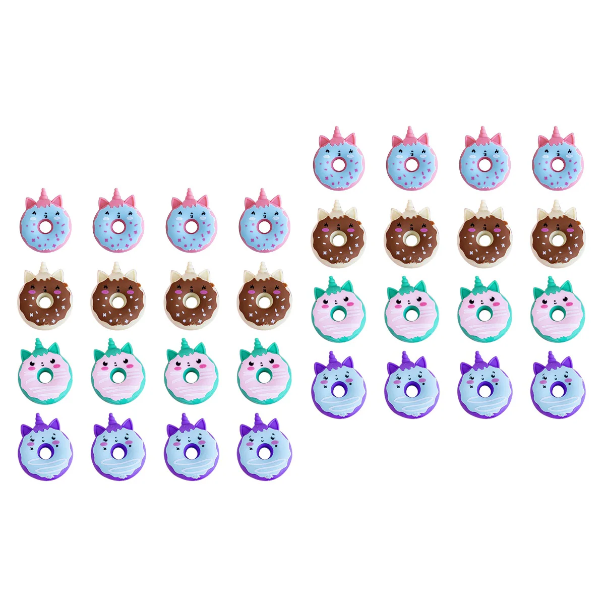 

Erasers Rubber Erasercute Kids Stationeryparty Flexible Supplies Donut Student Office Giftanimal Novelty Soft Artist Students