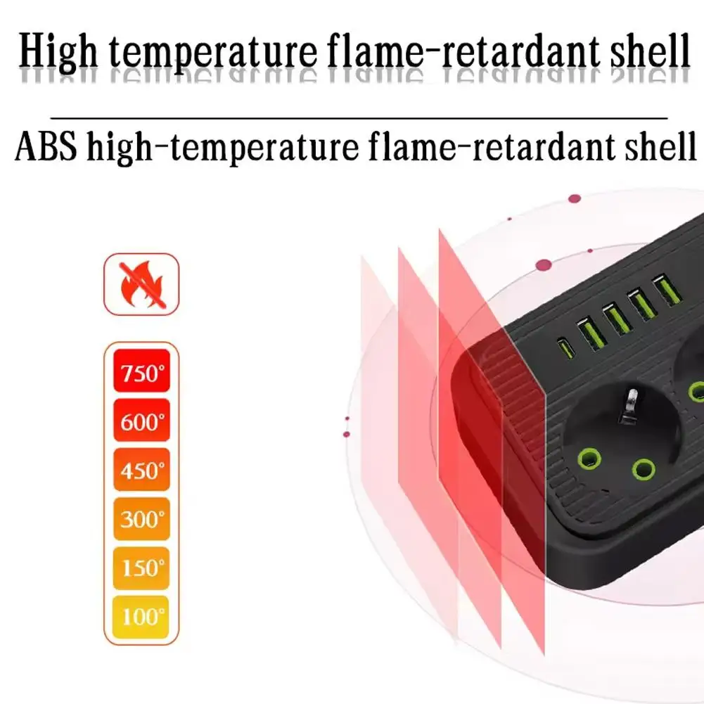 Розетка переменного тока с европейской вилкой удлинитель несколькими разъемами