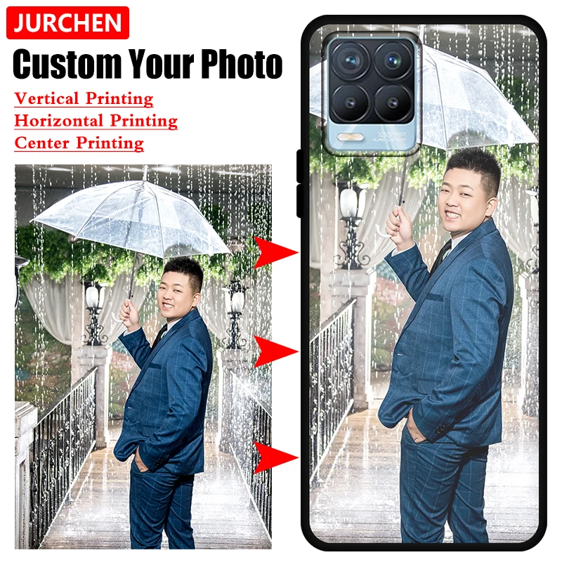 JURCHEN пользовательский DIY Фото чехол для OPPO Realme 6 7 7i 8 8i 8S Pro XT X2 C11 C12 C15 C20 C20A C21 C31 C25 C25S C21Y C25Y Q3 Q3i 5G