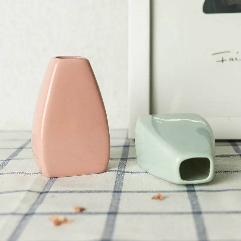 

European Modern Porcelain Vase Ceramic Fashion Flower Pot Vases Room Study Home Wedding Decoration Nordic Ornament
