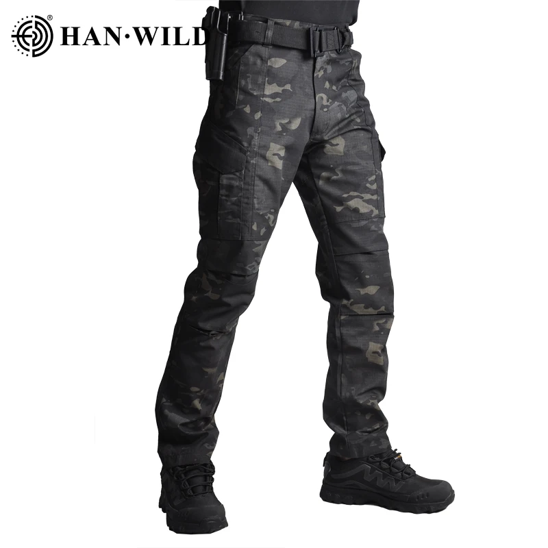 Pantalones de camuflaje del ejército Multicam para hombre, ropa de trabajo táctica militar, para caza, Airsoft, senderismo, Paintball, combate, Cargo