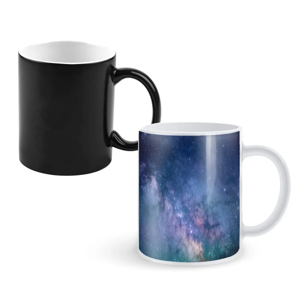 

Outer Space VIP 350ml One Piece Coffee Mugs and Mug Creative Color Change Tea Cup Ceramic Milk Cups Novelty Gifts