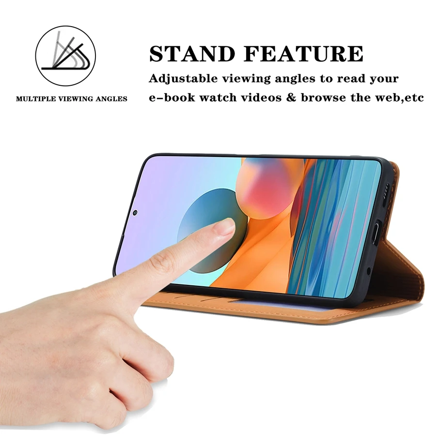 Wallet Leather Case For Xiaomi Redmi 10 10A 10C 9 9A 9C 9T Note 11 11S 11E 11SE 11 Pro 10S 10 Pro 9 Pro 8 7 Mi Poco X4 Pro 11T
