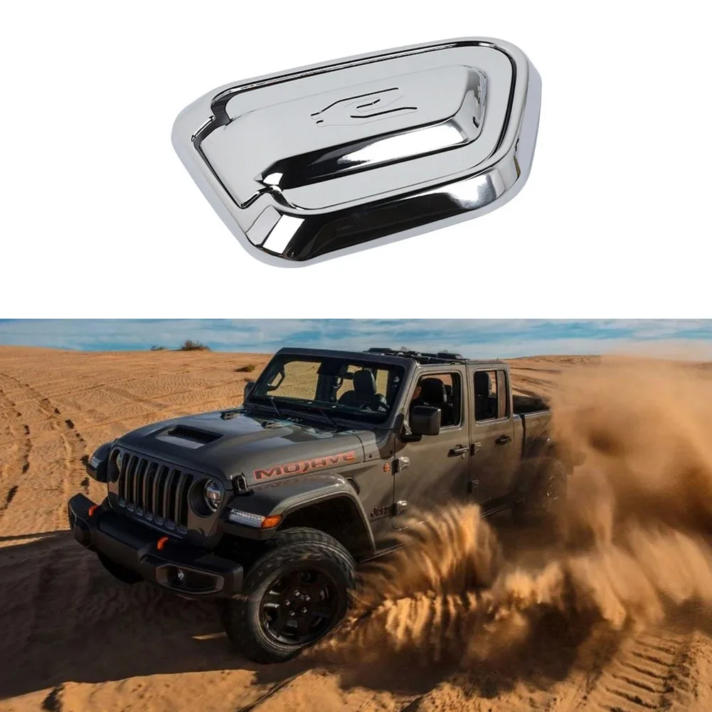 

Cap Cover Charging Cap Cover Car Chrome Decor For Gladiator JT 2021+ For Jeep Wrangler JL 2021+ For New Energy/4Xe Trim Durable
