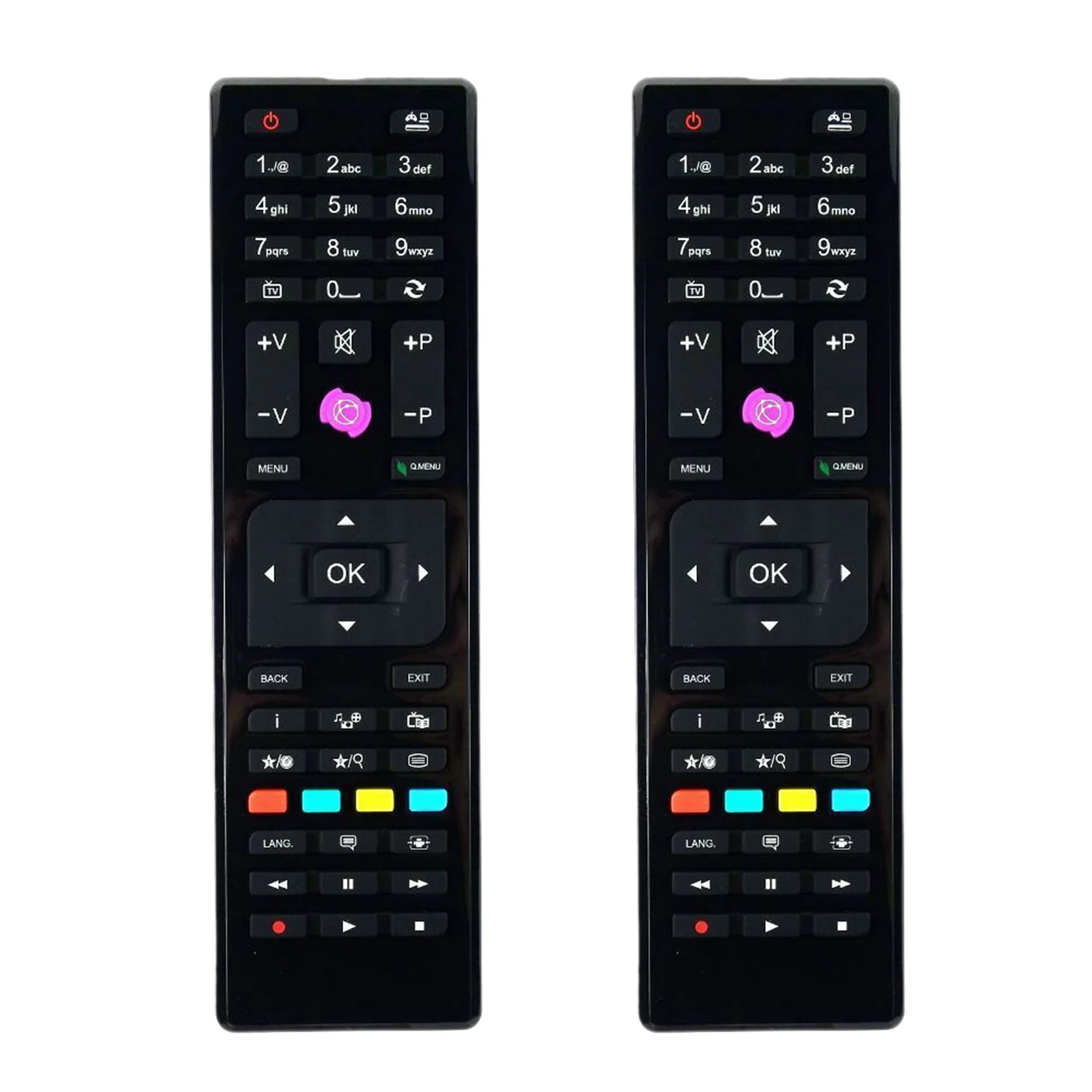 

NEW-2X замена пульта дистанционного управления RC4875 подходит для JVC Telefunken LED TV TE32182B301C10