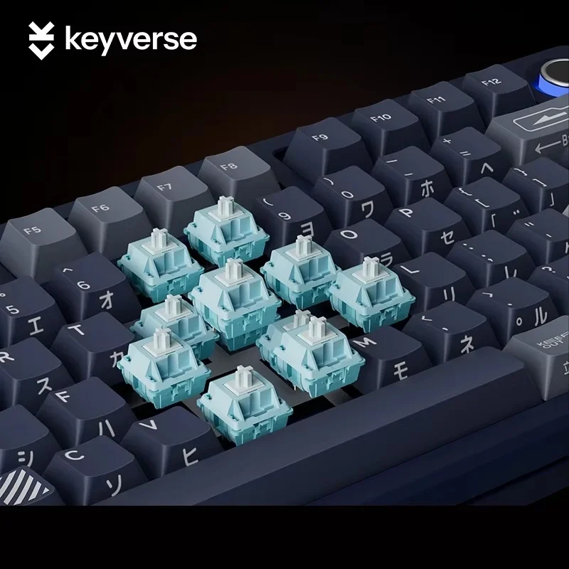 Keyverse Infi 75-клавишная механическая клавиатура с трехрежимным световым эффектом RGB