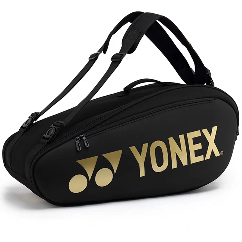 Original YONEX Ergonomic Design Tennis Backpack PU Large Racquet Bag Max 12pcs Rackets Badminton Bag for Training Equipment