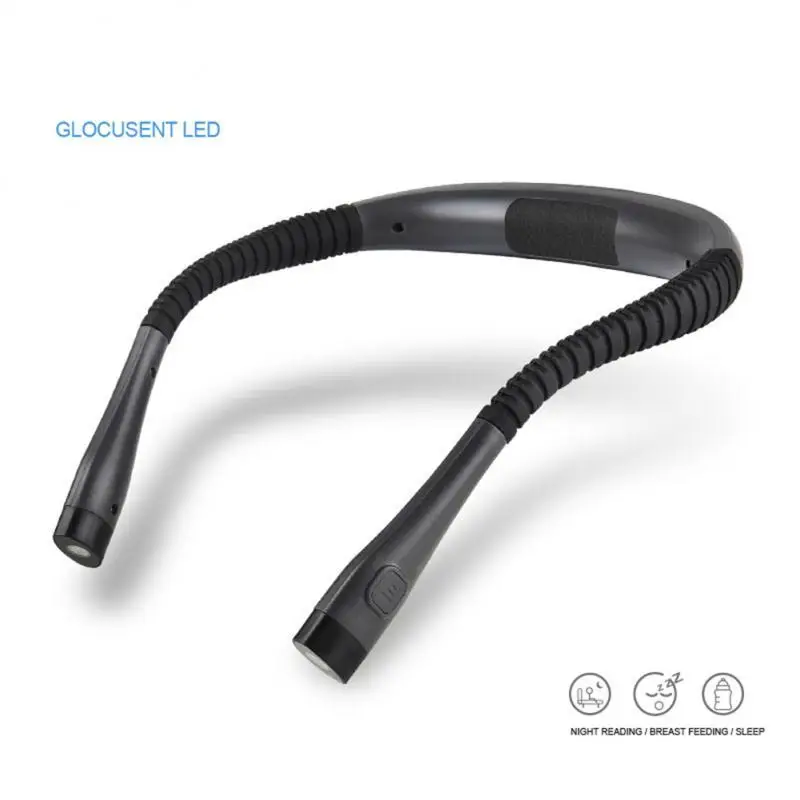 

Hanging Neck Lamp LED Universal Hose Adjustment Eye Protection Bedroom USB Reading Lamp Rechargeable Flashlight Camping Light