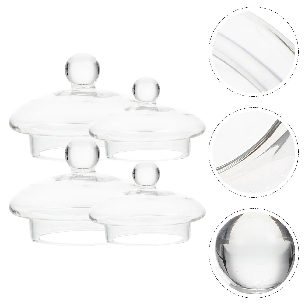 

4Pcs Blooming Tea For Loose Tea Loose Strainers And Colanders Loose Tea Infuser Lids for Tea Strainer Teapot Home