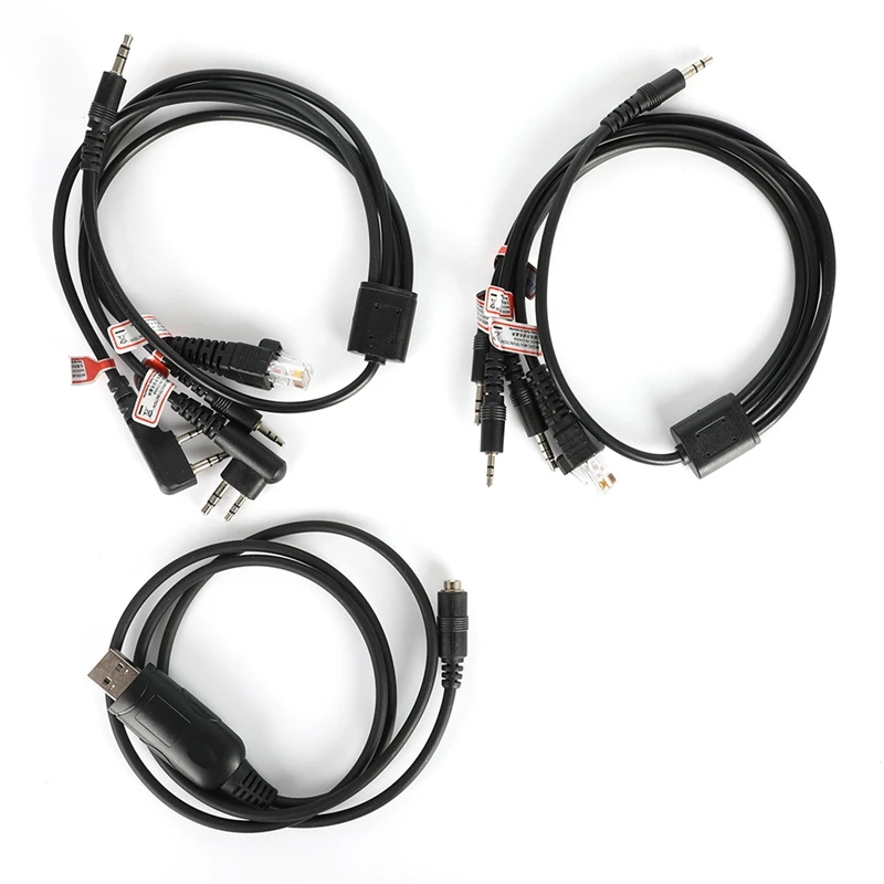 

8 in 1 Programming Cable Walkie Talkie Cable for Motorola PUXING BaoFeng UV-5R