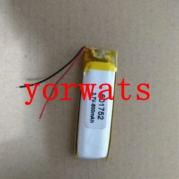 Литий-полимерная батарея Yorwats 800 мАч 3 7 В