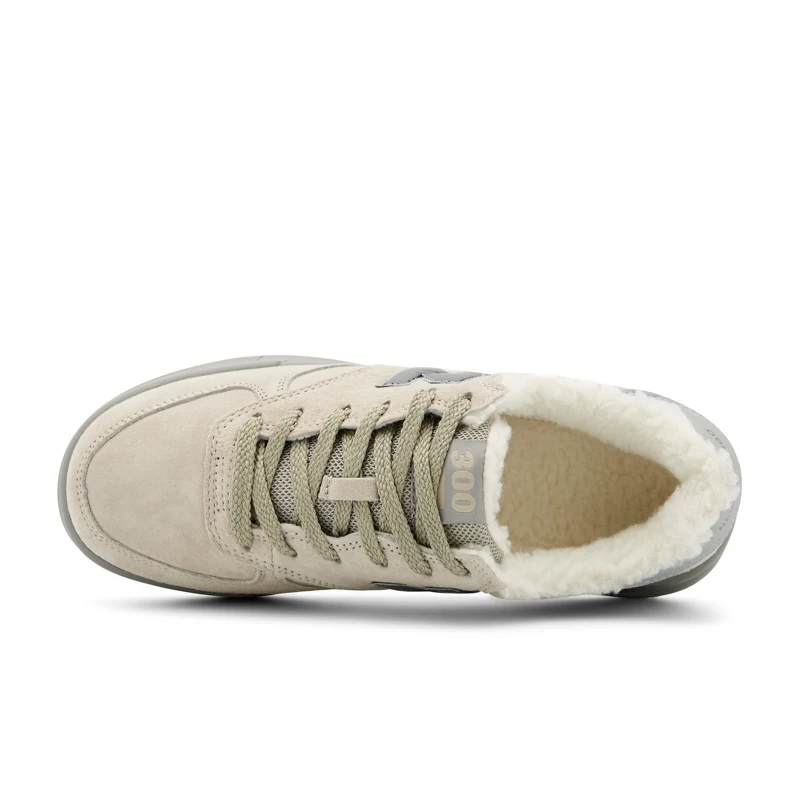 Men Women sport Running Shoes Genuine Lether Winter Fur Keep warm snow running shoes casual tenis masculino zapatillas hombre