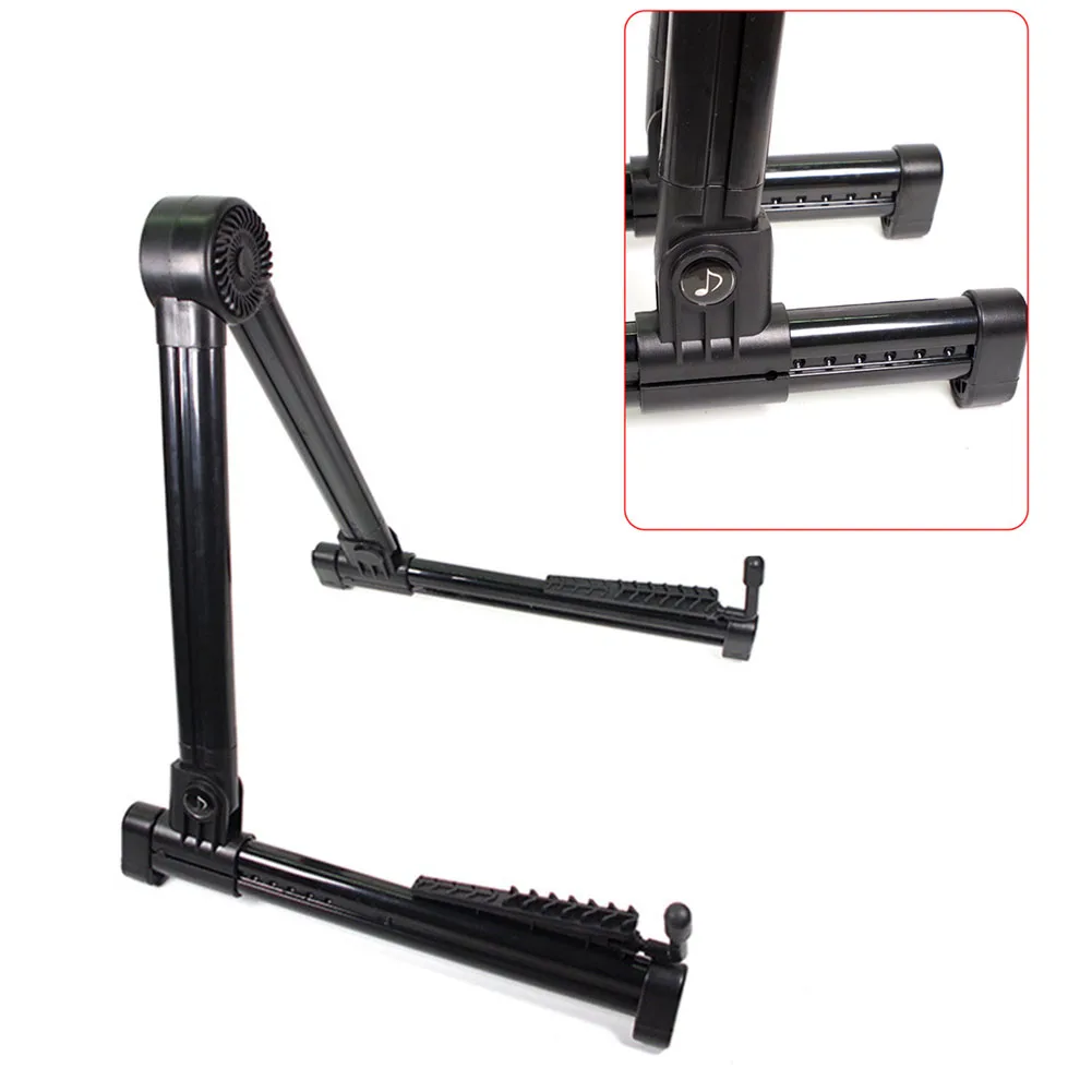 

Professional Universal A-Frame Guitar Stand Folding Guitar Parts For Acoustic Guitar Ukulele Violin Holder Anti-Slip Base