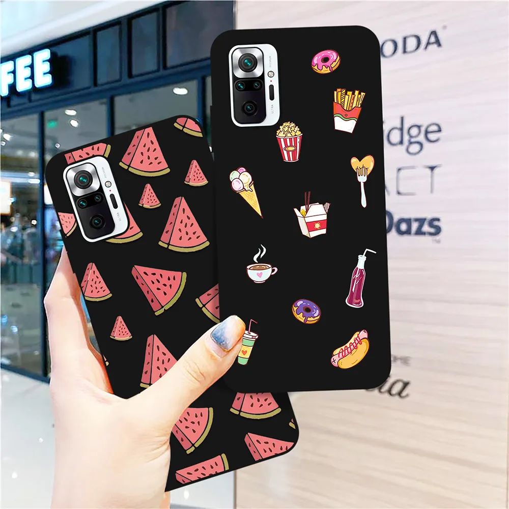 

Dessert Fruit Phone Case for Xiaomi Redmi Poco X2 F3 X3 GT 9A Note 11 4G 10T 5G 5 Global 9T 9C 6A 10Pro 5Plus 8A 10 6Pro 7 7A