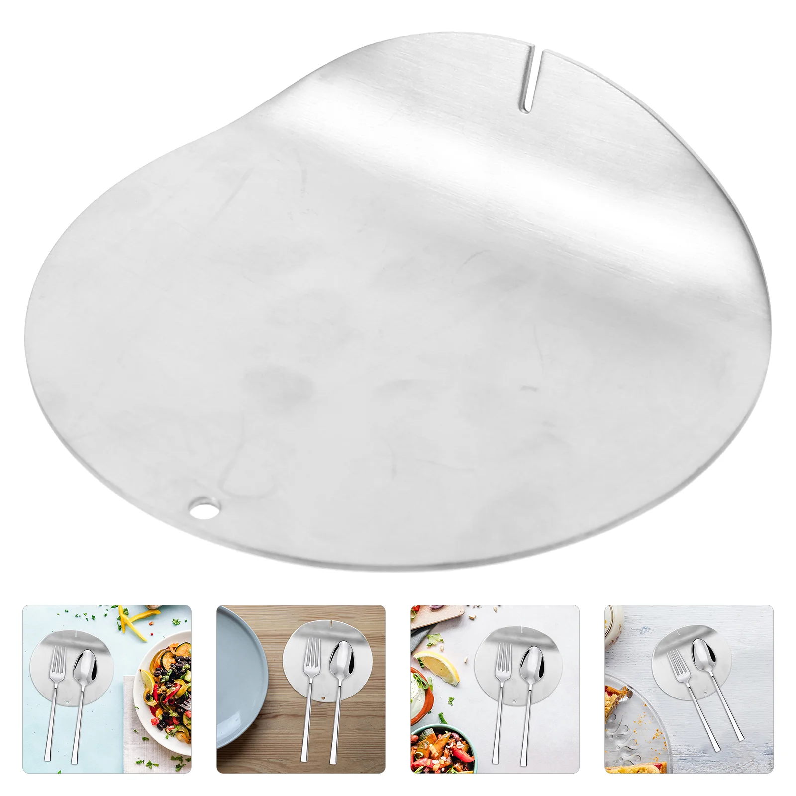 

Fork Spoon Daily Use Rest Delicate Stainless Steel Metal Rests Reusable Scoop Countertop Chopsticks Holder Dinner Tray Soup