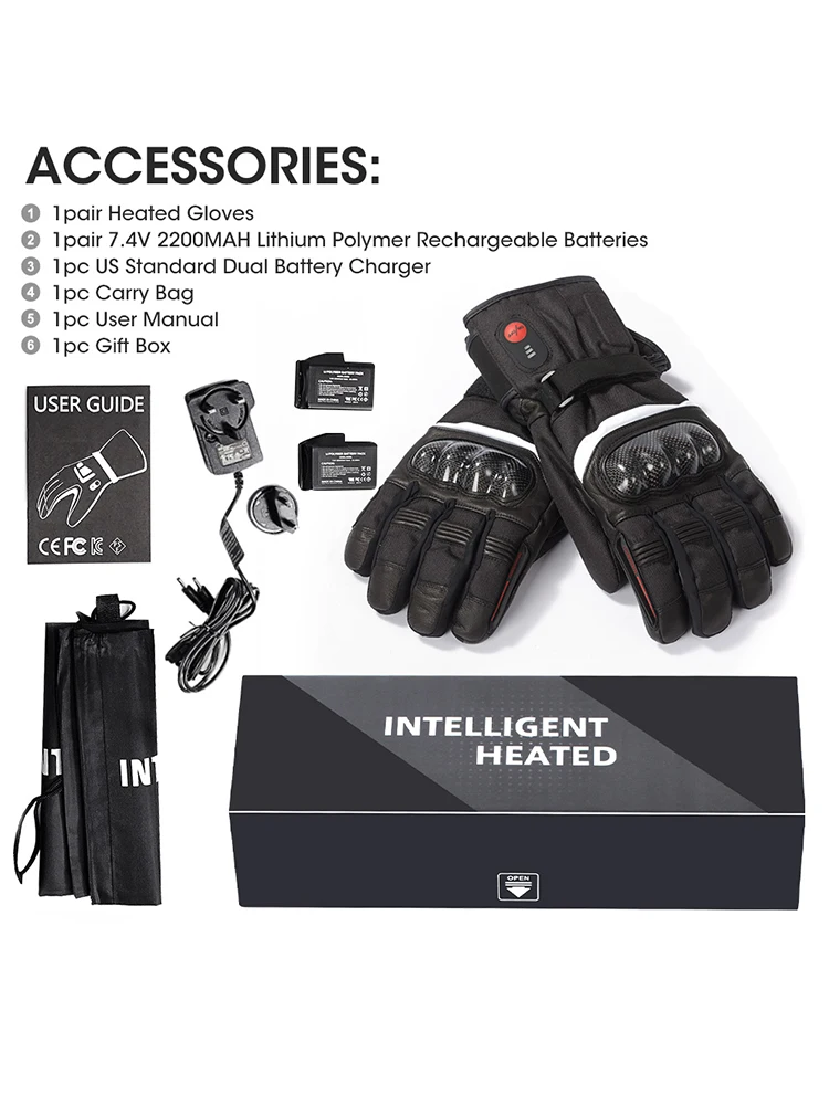 guantes calefaccionados para moto – Compra guantes calefaccionados para moto con envío gratis en version
