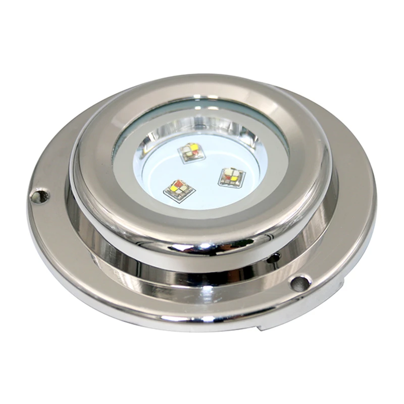 30Вт Светодиодный маяк с IP68 классом защиты от воды подводной лампы RGB RGBW из нержавеющей стали 316L для яхт хвостового плавания DC12V.