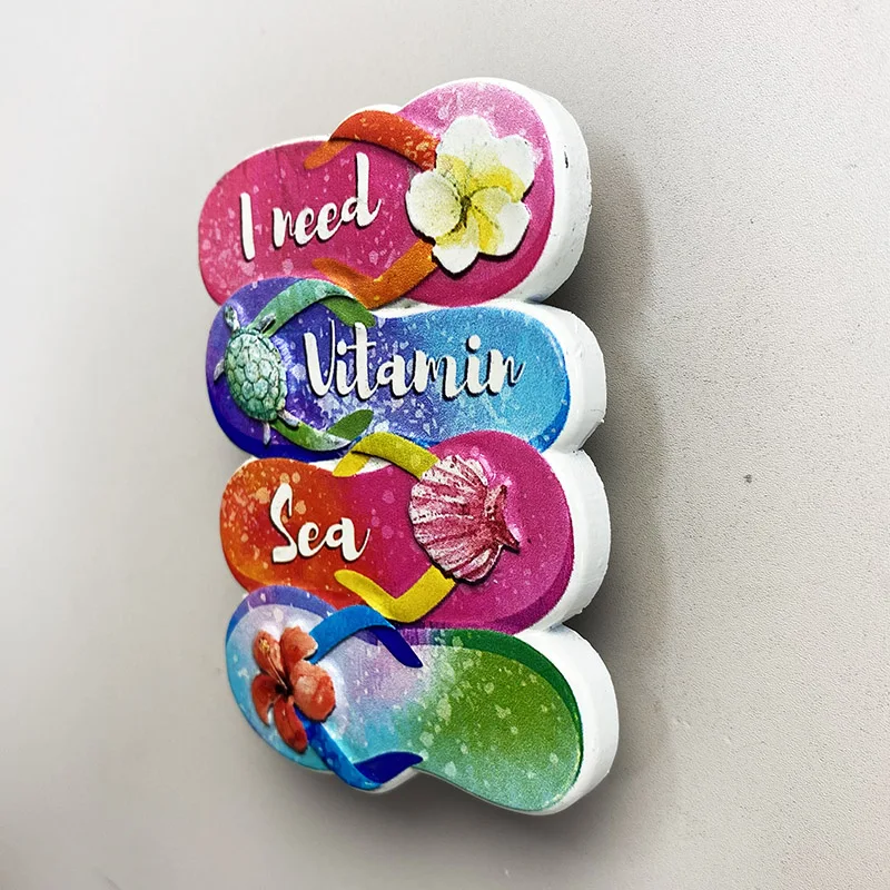 Туристические сувениры на магните холодильник с витаминами пляже Bohol 3D магнитные