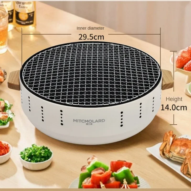 grill przenośny na węgiel drzewny koreański styl kempingowy nadaje się do użytku zewnątrz Camping w domu i gotowania herbaty