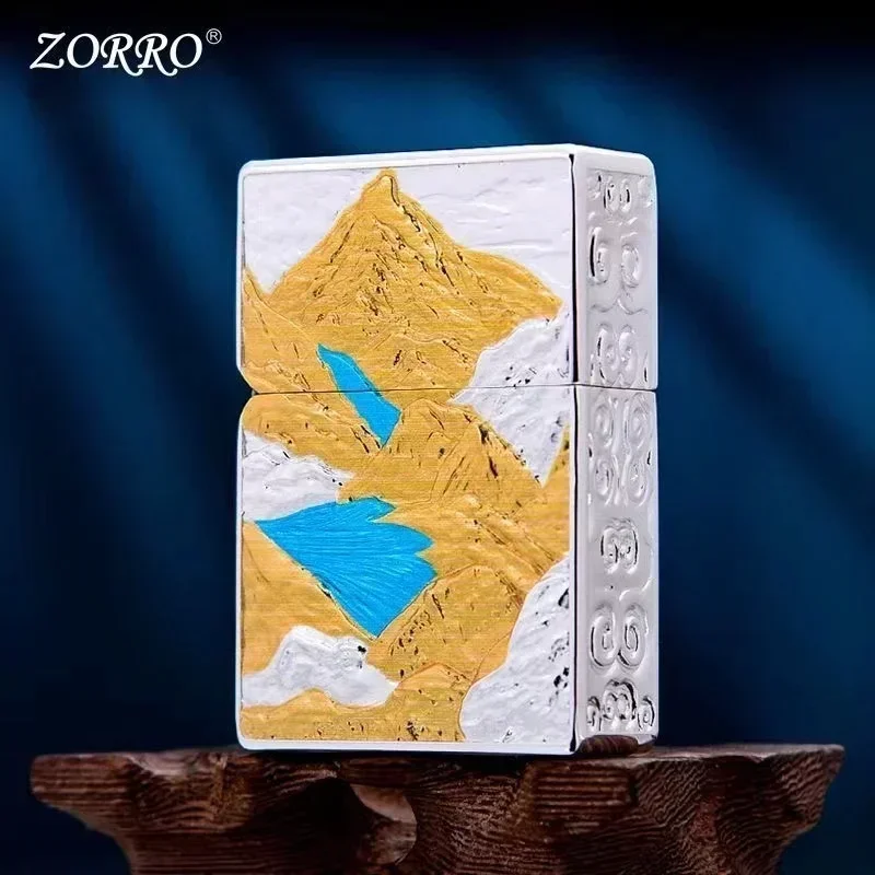 ZORRO латунная тяжелая броня ветрозащитная керосиновая зажигалка классический