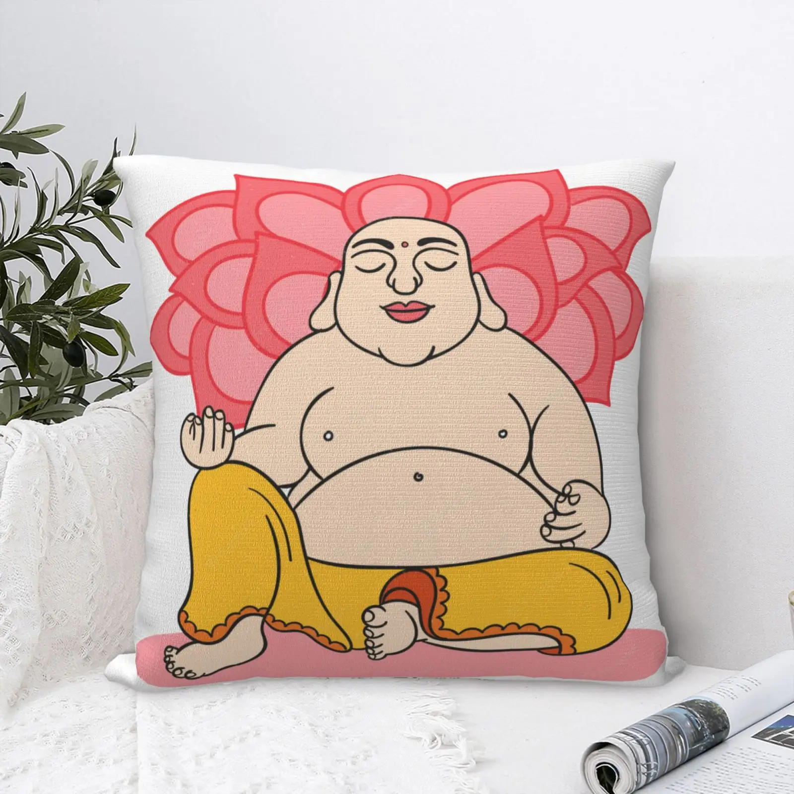 

Статуя Будды, 8 подушек, чехол, аниме подушка, чехол, белая искусственная Подушка, декоративные подушки для дивана, детские игрушки