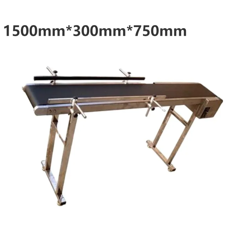 

Конвейерная лента 1,5 м для волоконно-лазерной маркировочной машины, струйный Конвейерный принтер из нержавеющей стали для пищевых продуктов, питьевой Стакер, ремень ГРМ