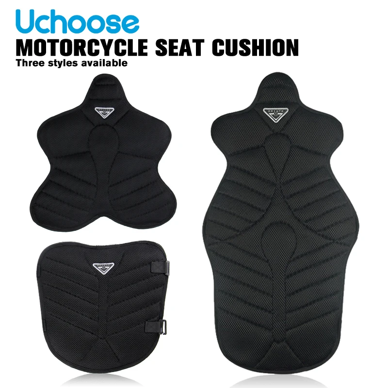 

UCHOOSE Motorcycle Seat Cushion 3D Air Pad Cover For Electric Bike For F800GS For Versys 650 MT07 MT09 For Vespa Universal Moto