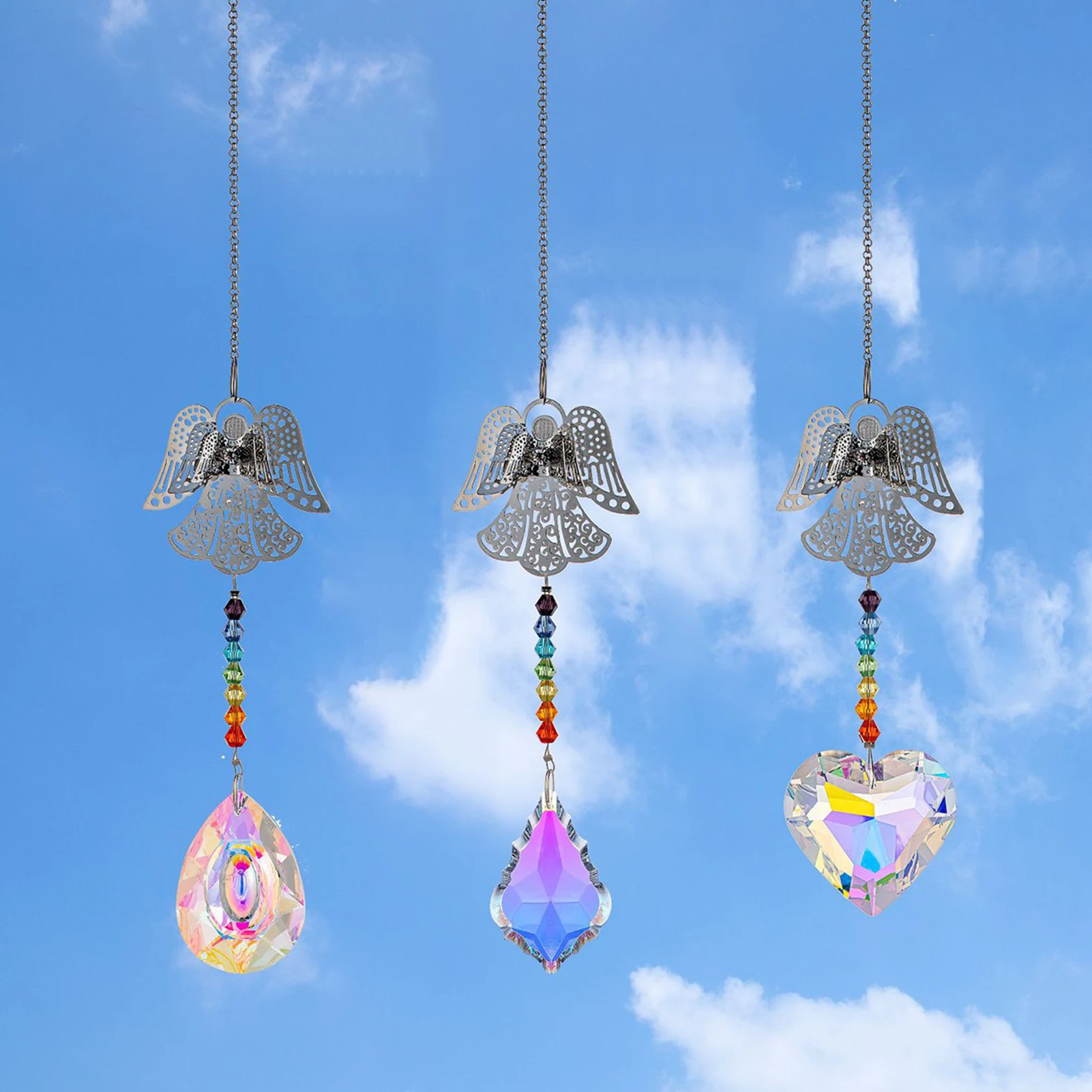 

Crystal Guardian Angel Rainbow Guardian Angel Crystal Beads Angels Crystal S Represent As Protection And Good Luck Charm