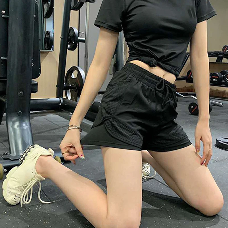 

Women Shorts Simple Casual Loose Running Short Pants High Waist Split Comfortable Sports Shorts Wide Leg Bottoms Short Trousers