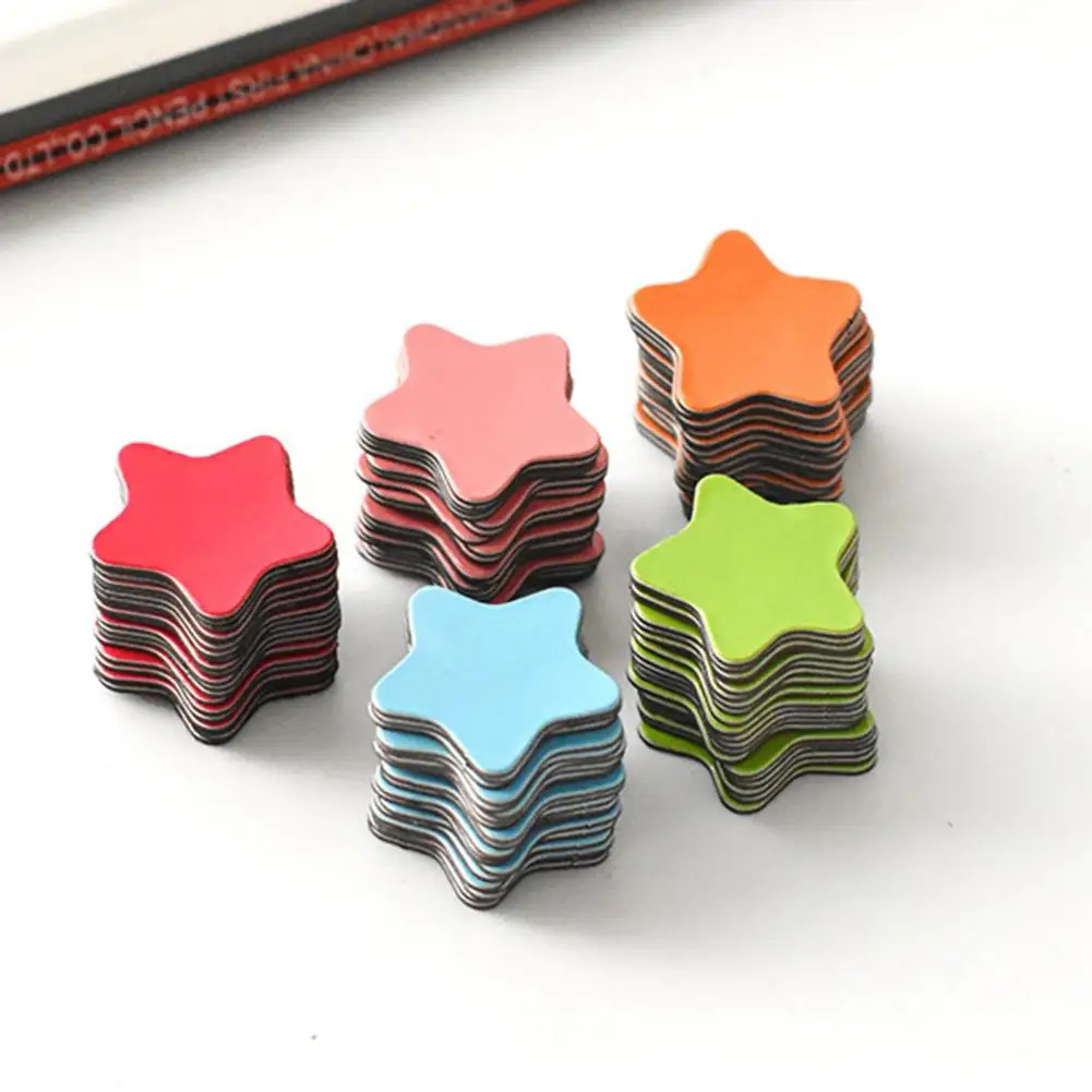 

20Pcs/Set Whiteboard Magnet Cute Multicolor Easy to Apply for School Fridge Magnet Blackboard Magnet