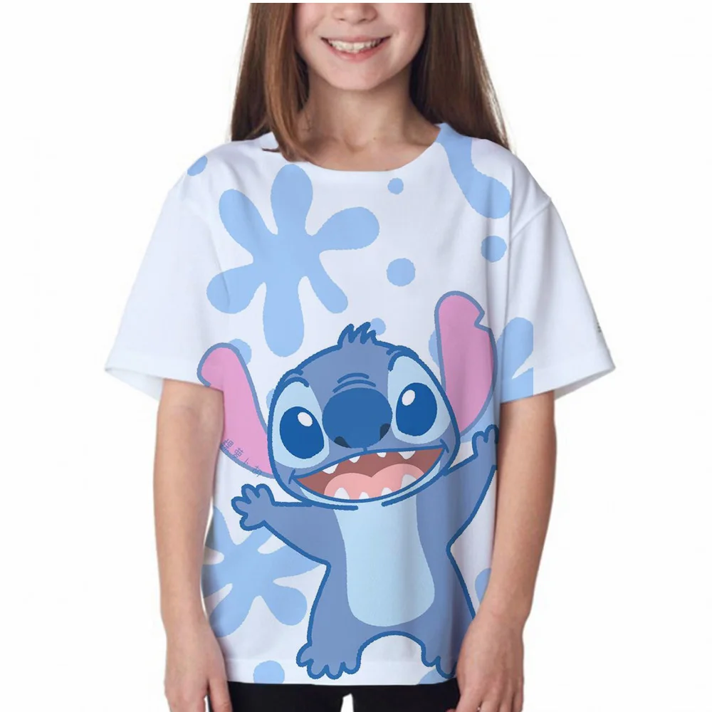 

Детская футболка с круглым вырезом и принтом в уличном стиле