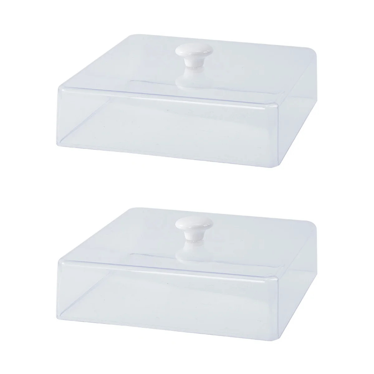 

Прозрачная акриловая тарелка-«Колокол» с крышкой