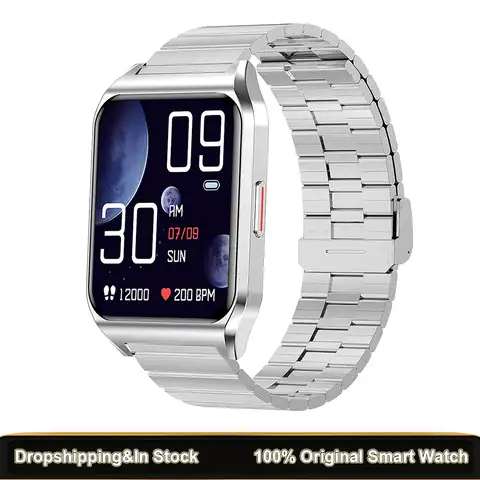 Новинка 2022, Смарт-часы для мужчин и женщин с сенсорным экраном 1,69 дюйма, спортивные фитнес-браслеты, водонепроницаемые Bluetooth-звонки для теле...
