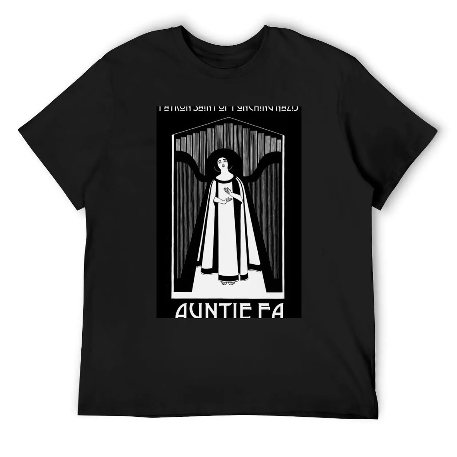 Футболка Auntie Fa Patron Saint Variant1 дешевая одежда для любителей спорта мужская