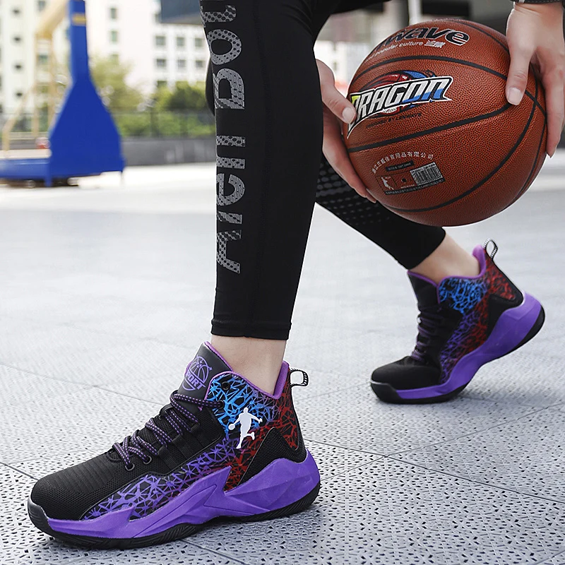 Легкие мужские баскетбольные кроссовки Jordan дышащие Нескользящие спортивные