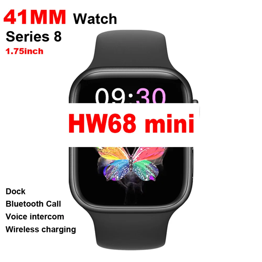 

Смарт-часы серии 8 HW68, 41 мм, 1,75 дюйма, Bluetooth, пульсометр