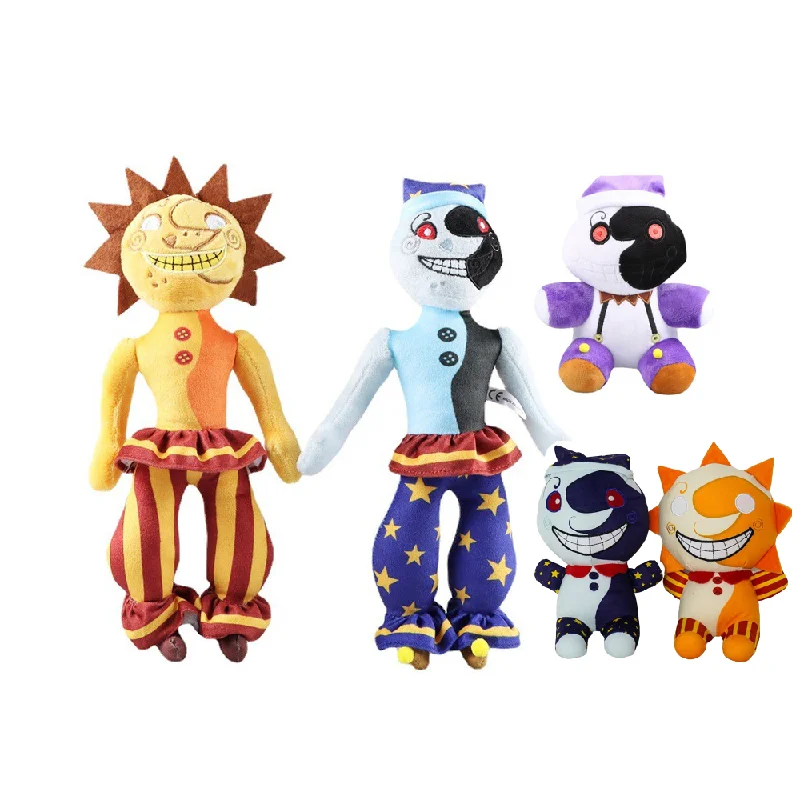 

Фигурка героя аниме 25 см, новинка, Sundrop Fnaf финальный босс, экшн-фигурка, кукла, солнце, мультяшная кукла, персонаж, подушка, Апрельский прекрас...