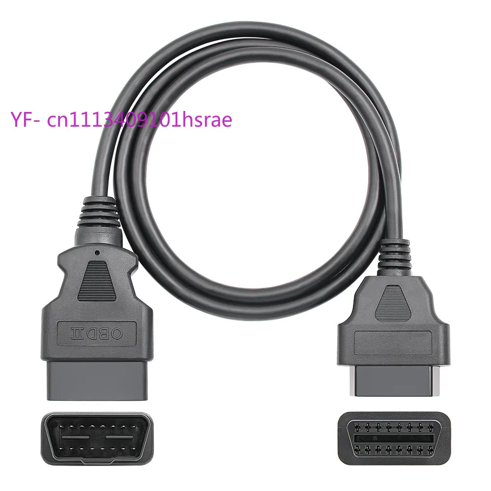 Удлинительный кабель OBD 16-контактный, 100 см, 16-жильный круглый провод 26AWG, низкое сопротивление (art.: 3920dadbf4753) - 3920dadbf4753