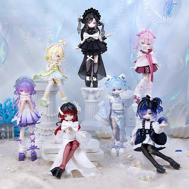 Фигурка серии Ocean Gen Lucky Blind Box, подвижный шарнир, сменная одежда, кукла, модный орнамент, загадочные игрушки, праздничный подарок (art.: 3920d43cee835) - 3920d43cee835