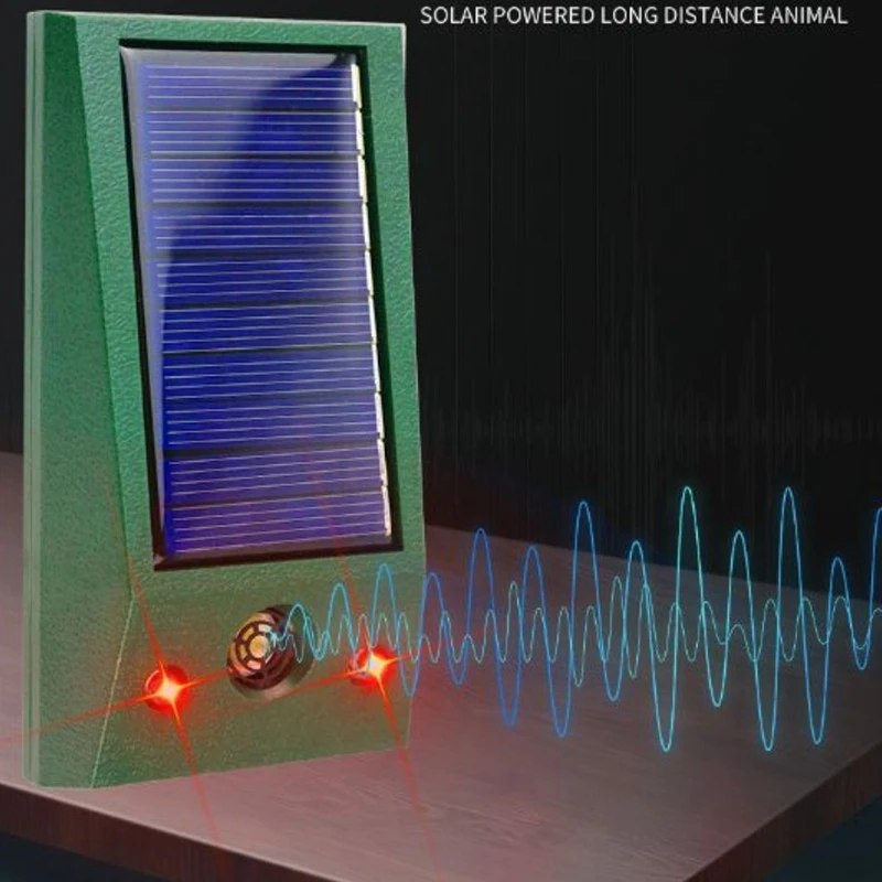 Ультразвуковой репеллент для животных улицы вредителей собак мышей птиц