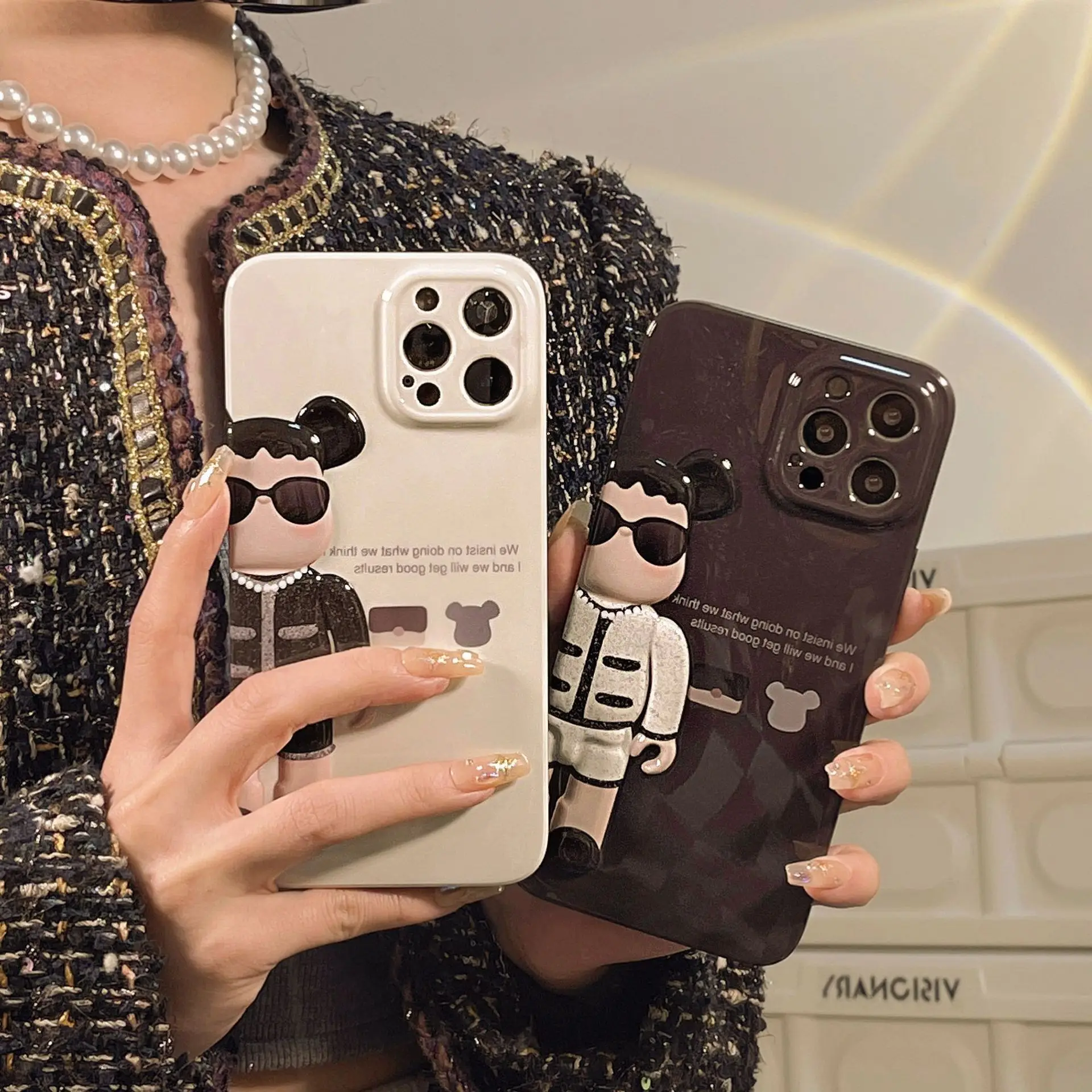

Cute ball head girl style phone case for iPhone 13 Pro Max 11 12 pro Max X XS XR 7 8 Plus tpu inner material for iPhone 11 case