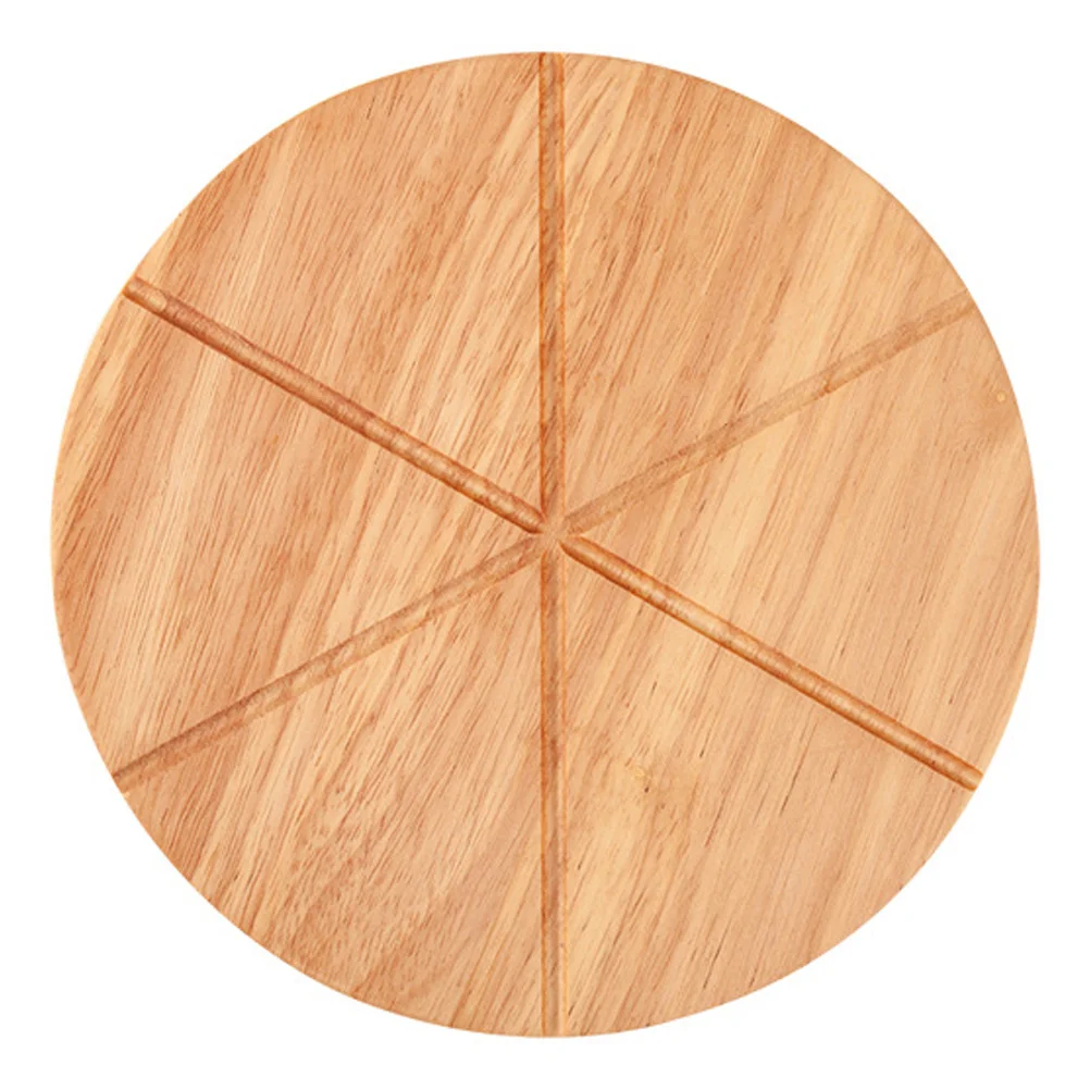 

Pizza Board Tray Wood Round Cutting Wooden Serving Cake Plate Bread Paddle Cheeseplatter Stand Peel Steak Spatula Pan Dinner
